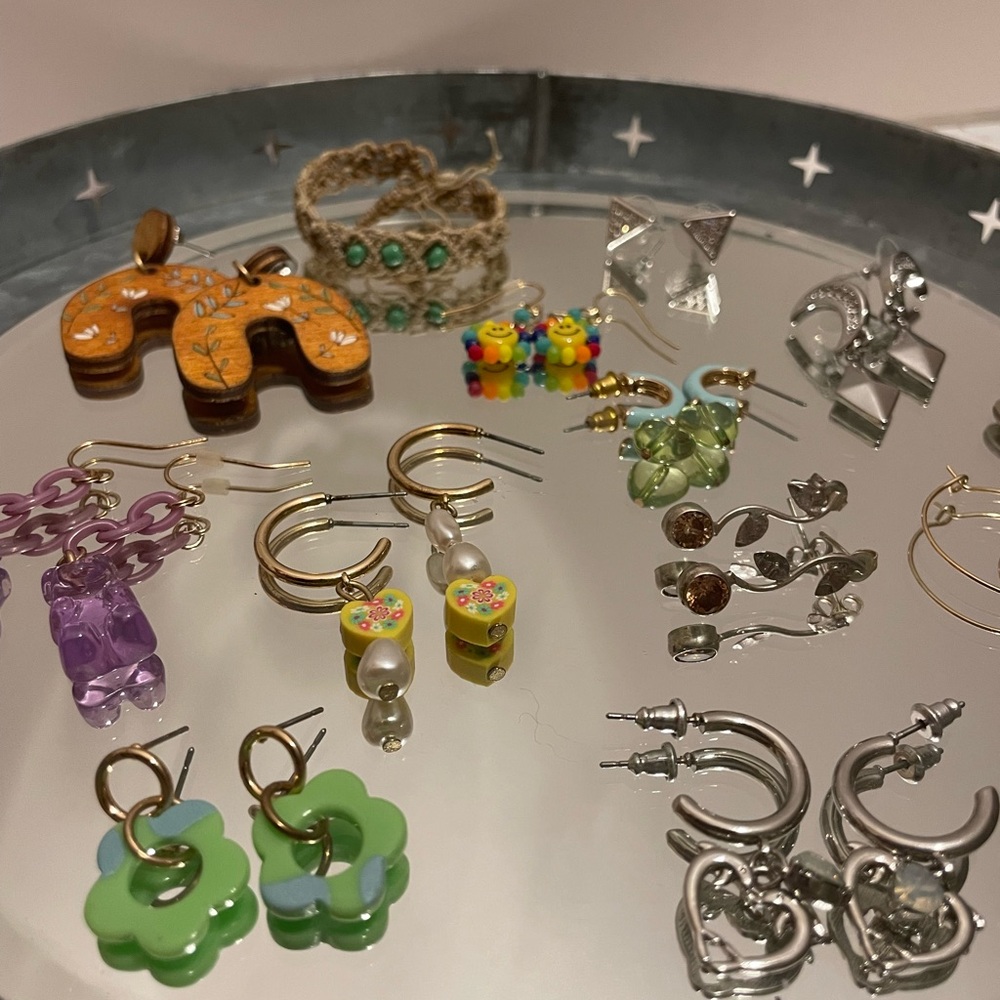 Colorful Assorted Earrings Collection